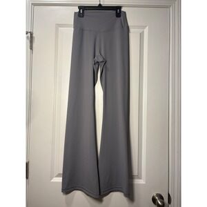 Victoria's Secret PINK Gray High Waisted Flare Yoga Pants Wide Leg